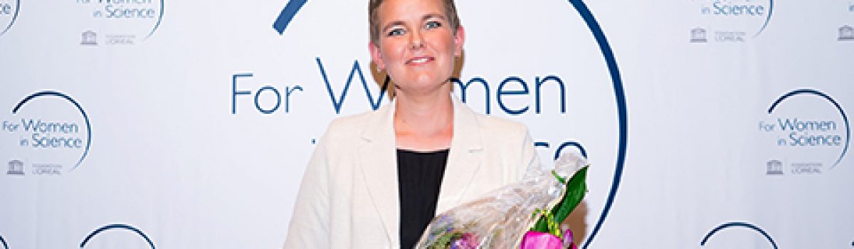 Laura Elo received For Women in Science Award