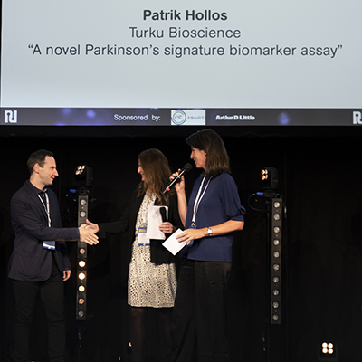 Patrik Hollos Won Nordic Life Science Award 2019