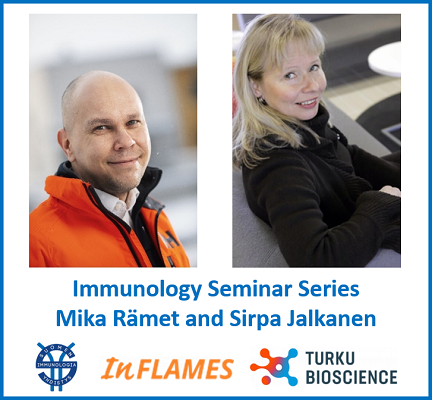 Immunology Seminar Series, Mika Rämet and Sirpa Jalkanen