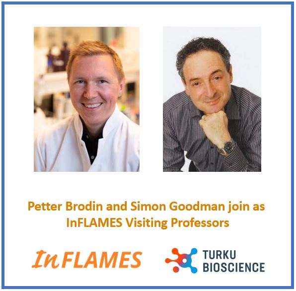 Petter Brodin and Simon Goodman join as InFLAMES Visiting Professors
