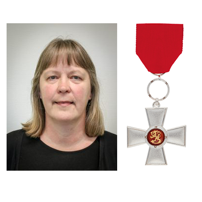 The Order of the Lion of Finland (FL) awarded to TBC controller