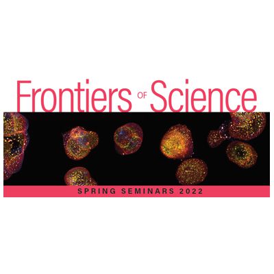 Frontiers of Science spring 2022 program is out