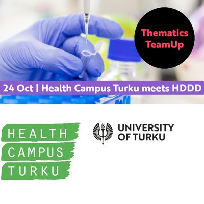 Thematics TeamUp: Health Campus Turku meets HDDD