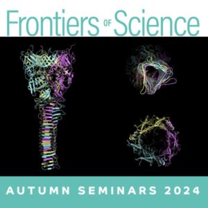 Autumn Frontiers of Science seminars start 12 September