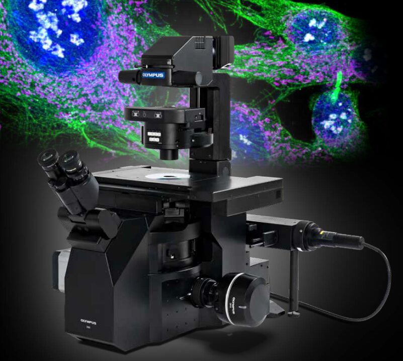Evident IX85 widefield microscope demo